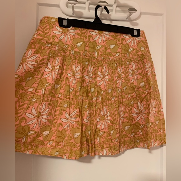 Pink and Brown Floral Print Skirt - Banana Republic - Picture 2 of 7